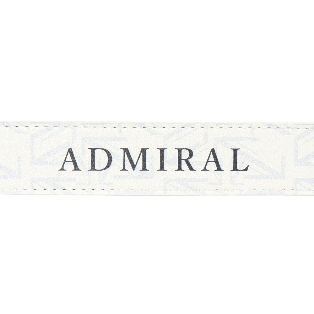 アドミラル ゴルフ（Admiral GOLF）（メンズ）ベルト ユニオンジャックロゴプリント ADMB5BV3-WHT