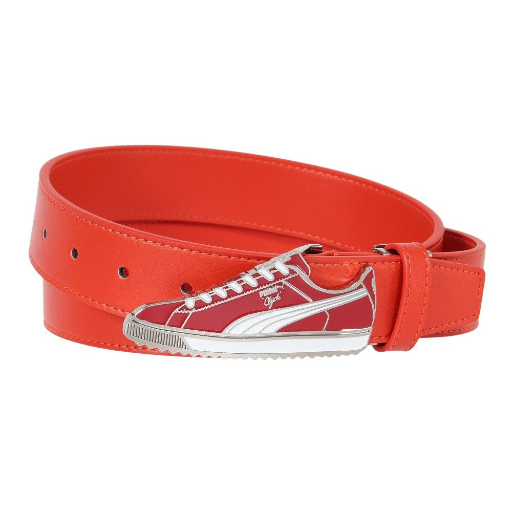 カールカナイゴルフ　ホールレスダイアモンドスペードエンボスベルト赤 プーマ（PUMA）（メンズ）ゴルフ CLYDE GS ベルト 055228-04 | ゴルフ