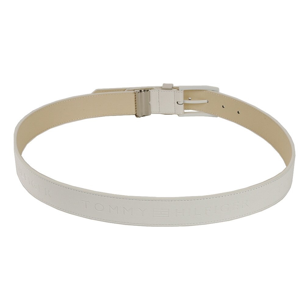トミー ヒルフィガー ゴルフ（TOMMY HILFIGER GOLF）（メンズ）ゴルフ ロゴ ベルト EMBOSSED THMB8FV1-WHT
