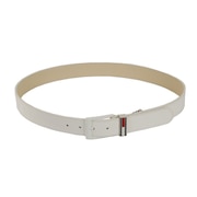 トミーヒルフィガー（TOMMY HILFIGER）（メンズ）LOGO EMBOSSED BELT THMB8FV1-WHT