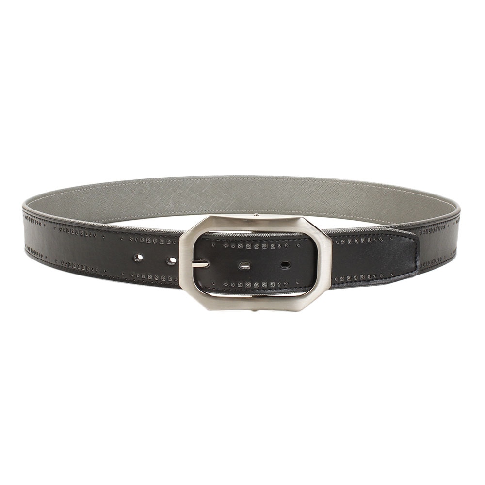 39mm パンチングリバーシブル ベルト PGTD9T1901-BLK/GRY