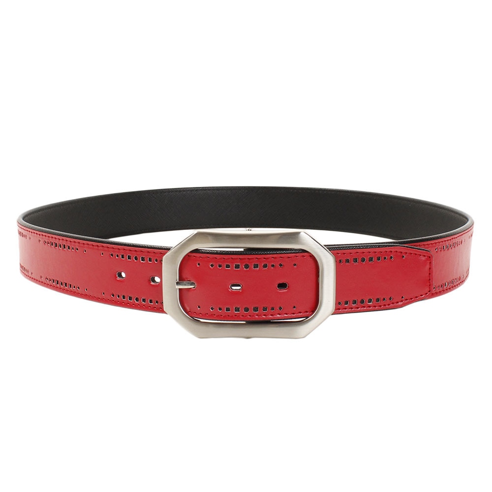  39mm パンチングリバーシブル ベルト PGTD9T1901-RED/BLK