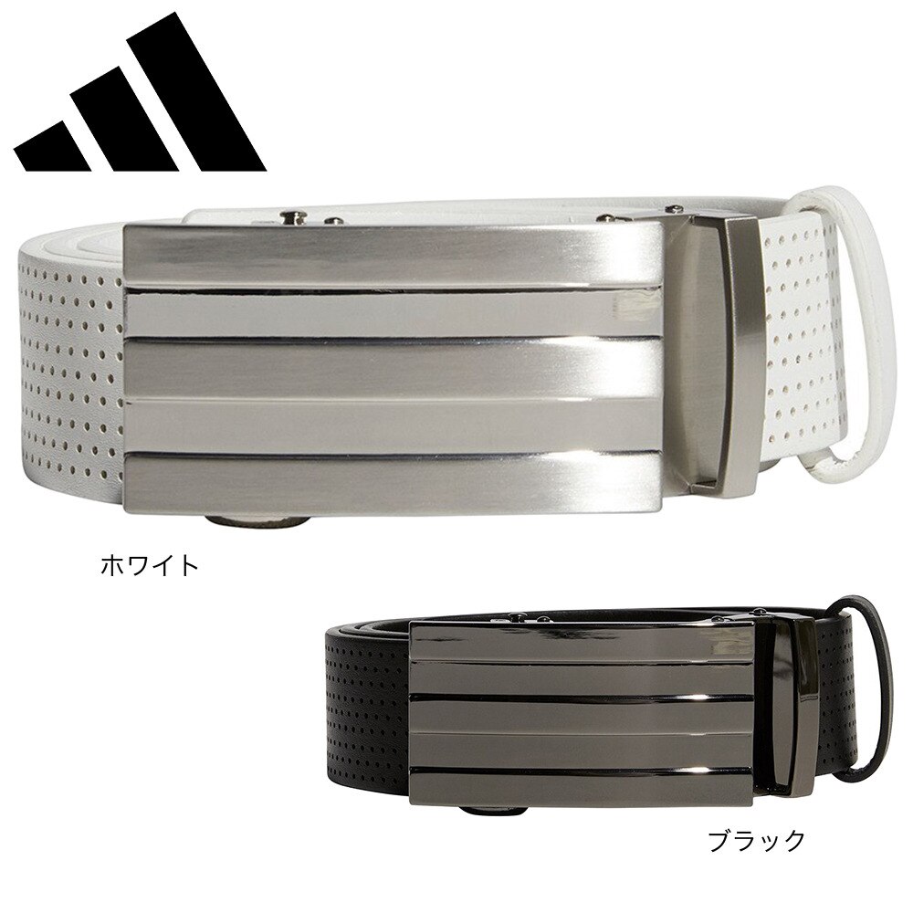 アディダス（adidas）（メンズ）パンチング 無段階調節ベルト ZB274-HA5950WH
