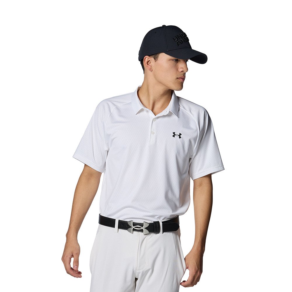アンダーアーマー（UNDER ARMOUR）（メンズ）ゴルフ ロゴ バックル ベルト 1385560 001