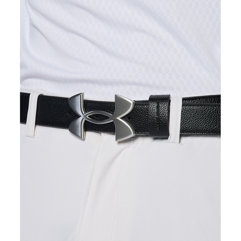 アンダーアーマー（UNDER ARMOUR）（メンズ）ゴルフ ロゴ バックル ベルト 1385560 001