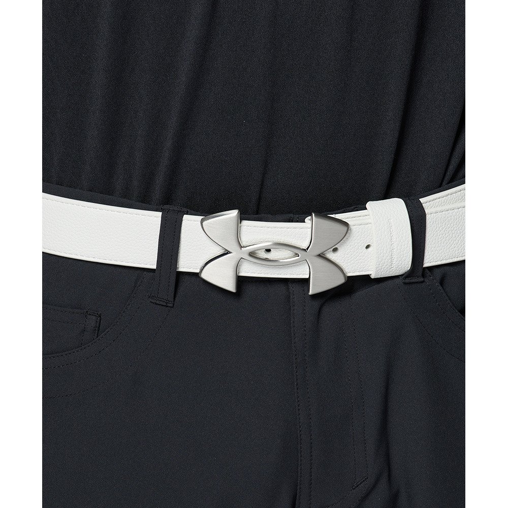 アンダーアーマー（UNDER ARMOUR）（メンズ）ゴルフ ロゴ バックル ベルト 1385560 100