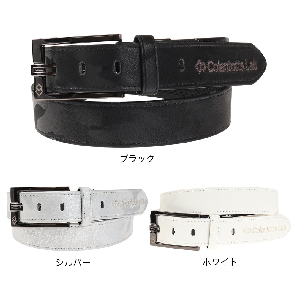 コラントッテ（Colantotte）（メンズ）ゴルフ コラントッテラボ カモ柄ベルト XCO2201-WHT