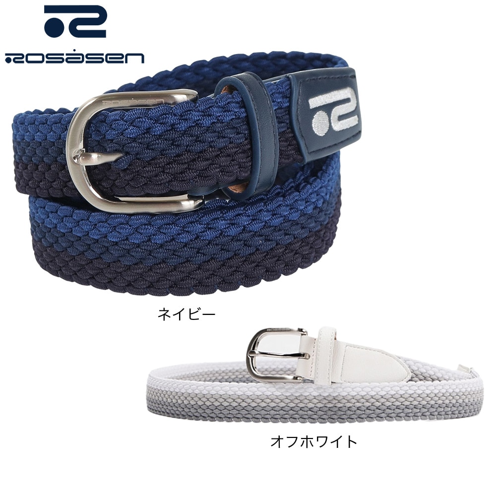 ROSASEN（メンズ）ゴルフ コードメッシュベルト 046-68231-098