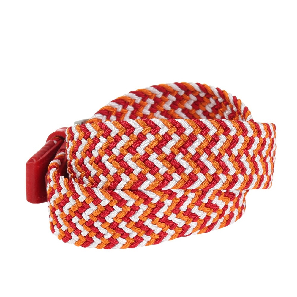 J.LINDEBERG（メンズ）ゴルフ Bubba Elastic Belt 三色編み込み