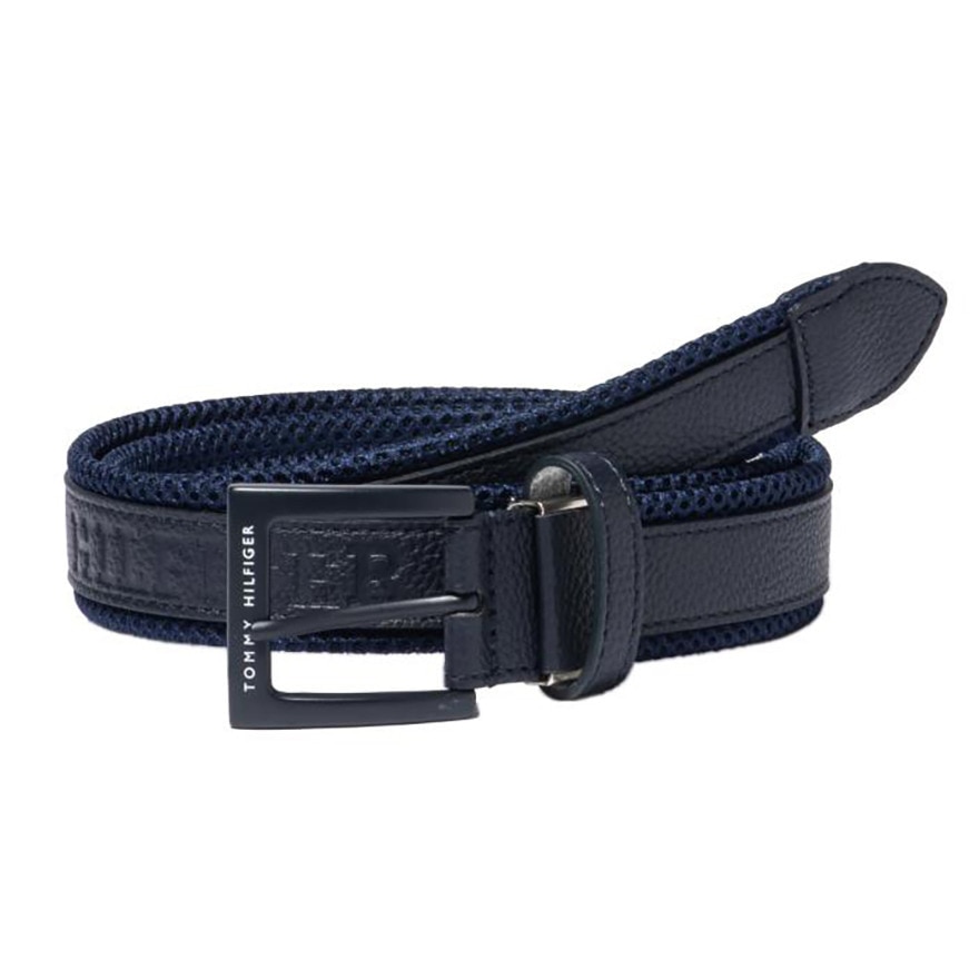 トミー ヒルフィガー ゴルフ（TOMMY HILFIGER GOLF）（メンズ）ゴルフ ベルト エアメッシュ THMB4SV4-NVY