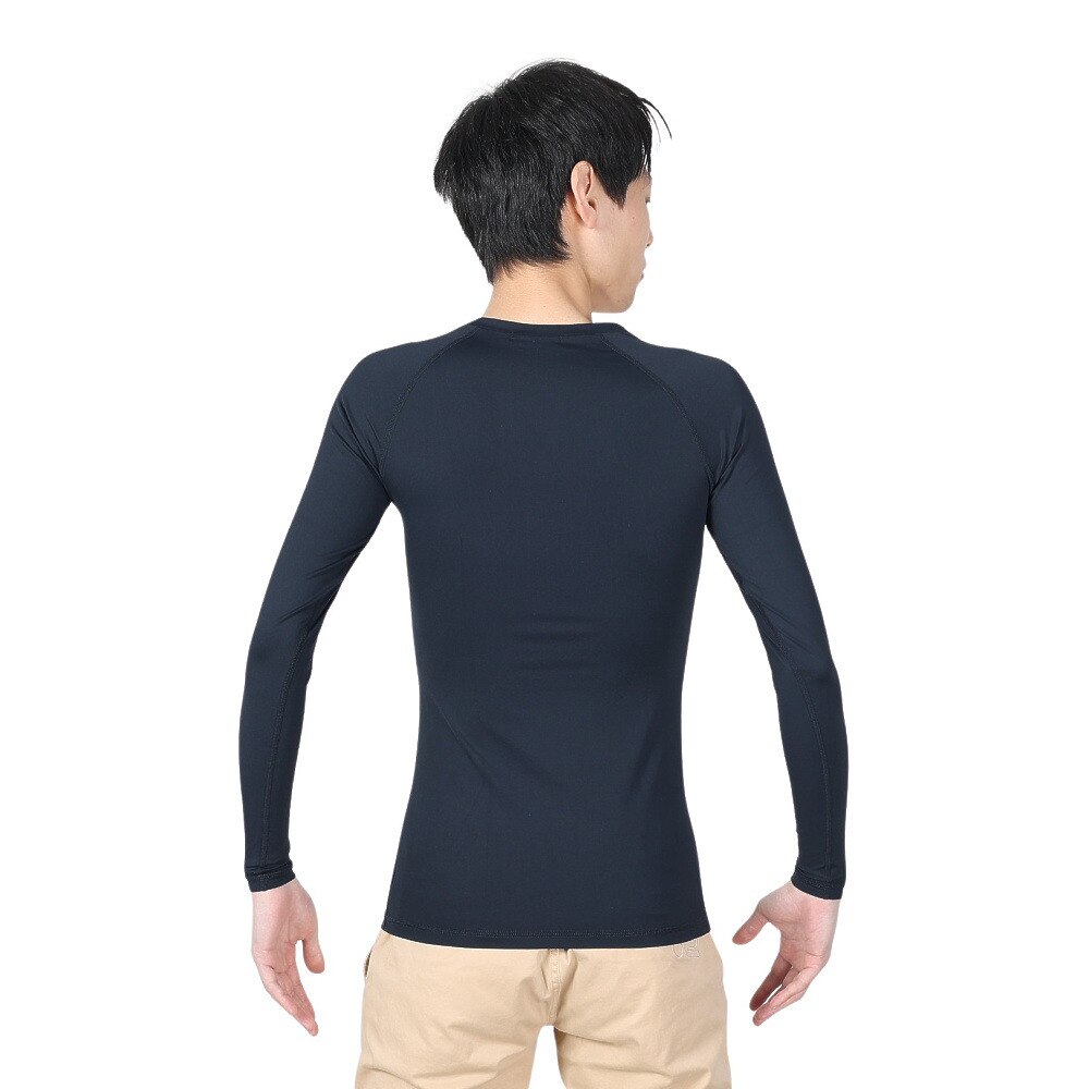ROSASEN（メンズ）ゴルフ インナー キシリトールナイロン長袖Vネック 044-21312-098