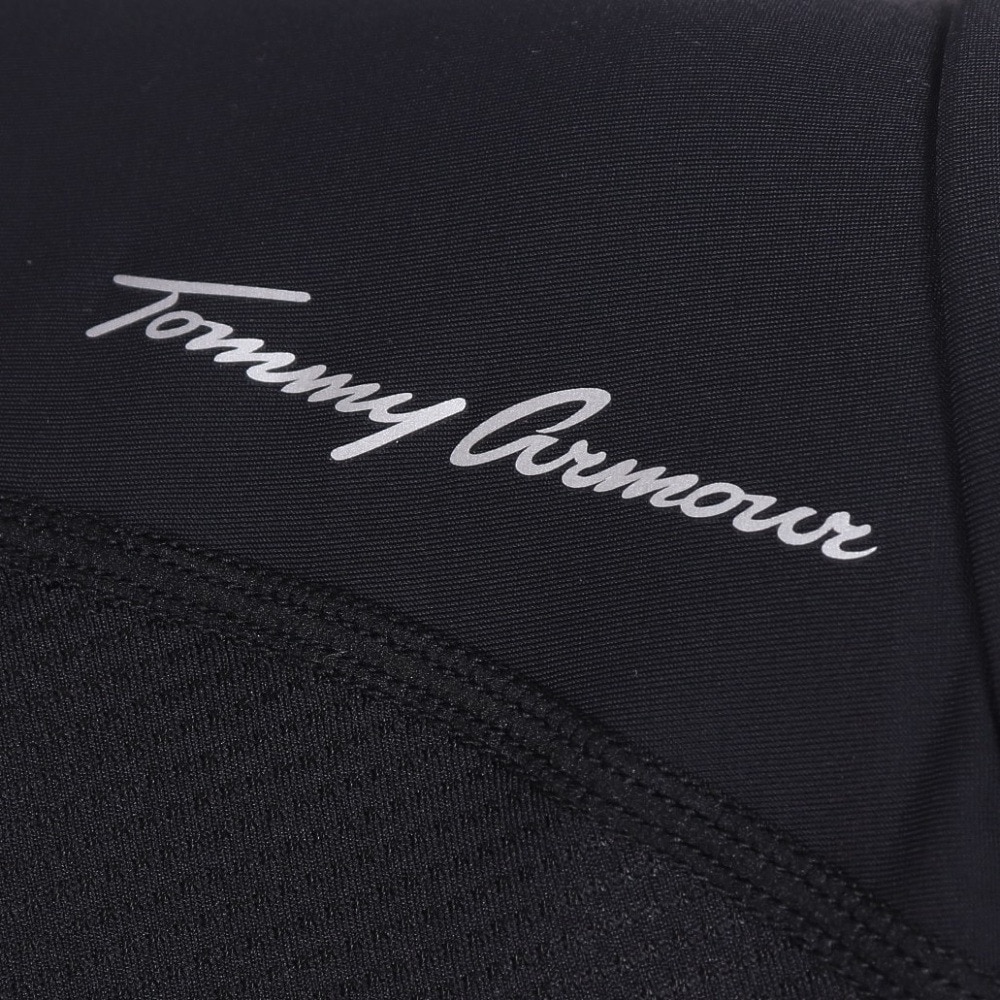 トミーアーマー（Tommy Armour）（メンズ）ゴルフウェア 吸汗 速乾 冷感 ノースリーブVネックシャツ TAGC23S040011 BLK 冷感