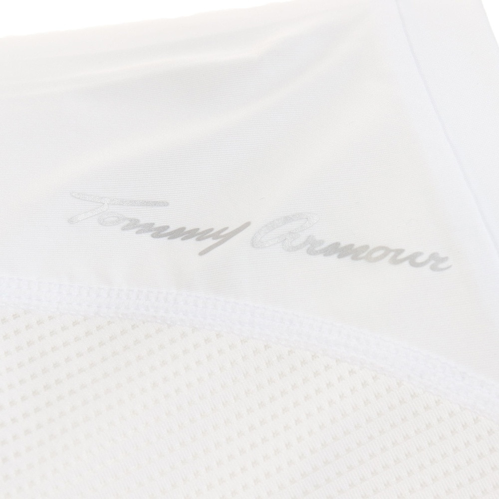 トミーアーマー（Tommy Armour）（メンズ）ゴルフウェア 吸汗速乾 接触冷感 ノースリーブVネックシャツ TAGC23S040011 WHT 冷感