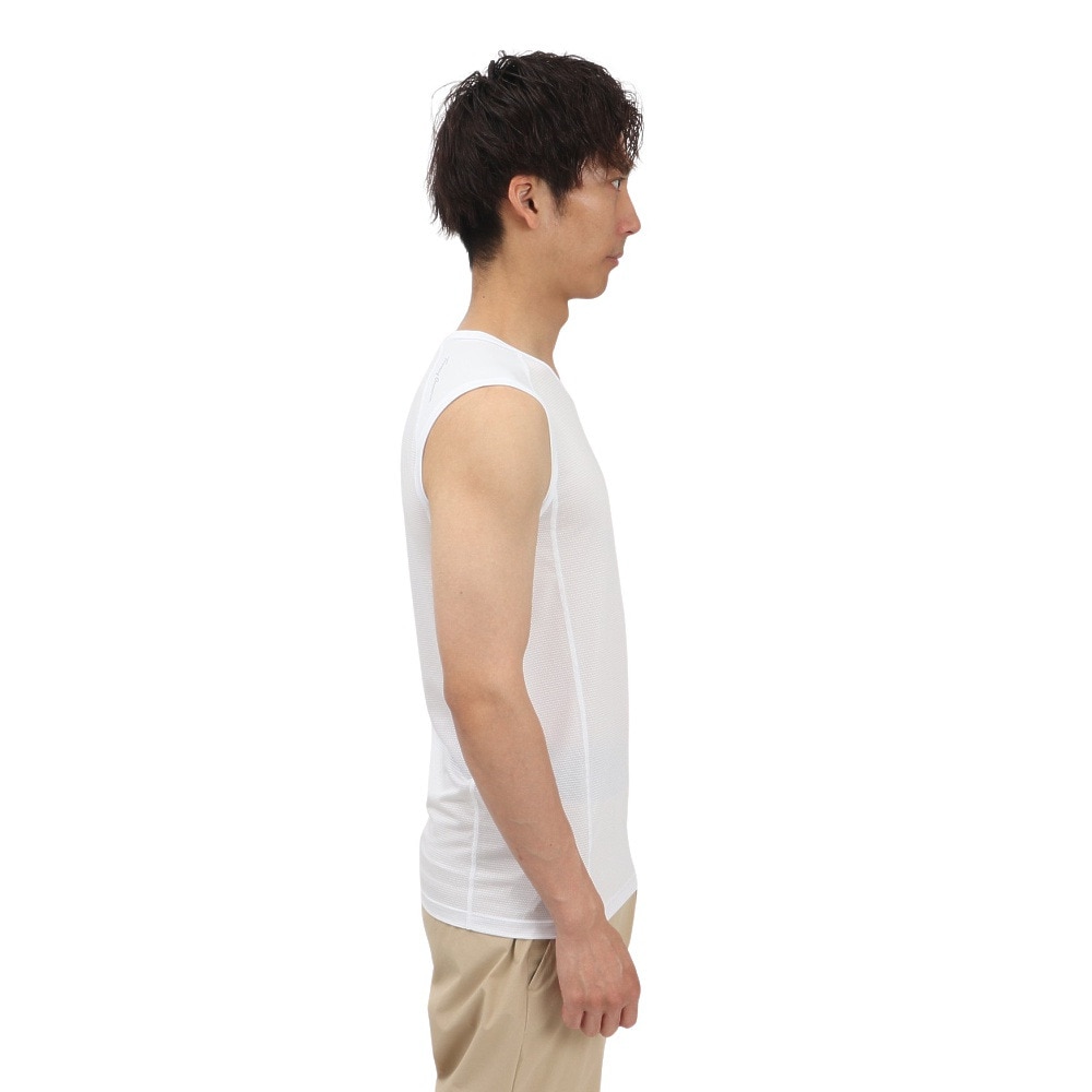 トミーアーマー（Tommy Armour）（メンズ）ゴルフウェア 接触冷感 インナー Cool Touch ノースリーブ Vネックシャツ TAGC25S040003 WHT