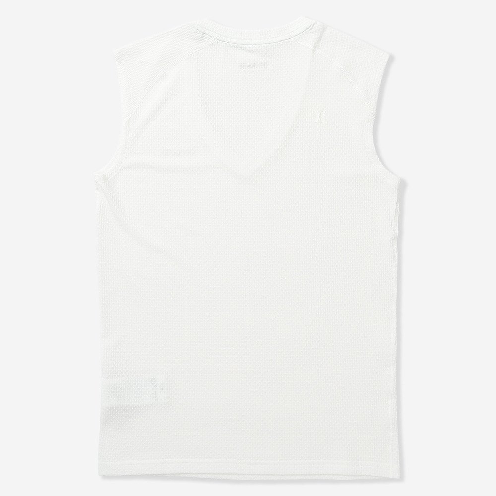ハーレー（HURLEY）（メンズ）ゴルフ PHANTOM ポリプロピレン コールドメッシュ インナー Vネック スリーブレスシャツ MGIW26113P-WHT
