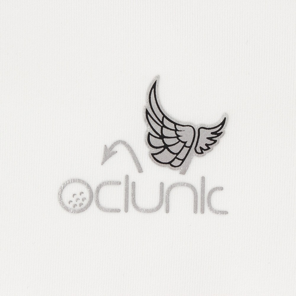 クランク（CLUNK）（メンズ）ゴルフウェア インナー 吸汗速乾 抗菌防臭 Vネック長袖アンダーシャツ CL57LU02 OWHT ★★★