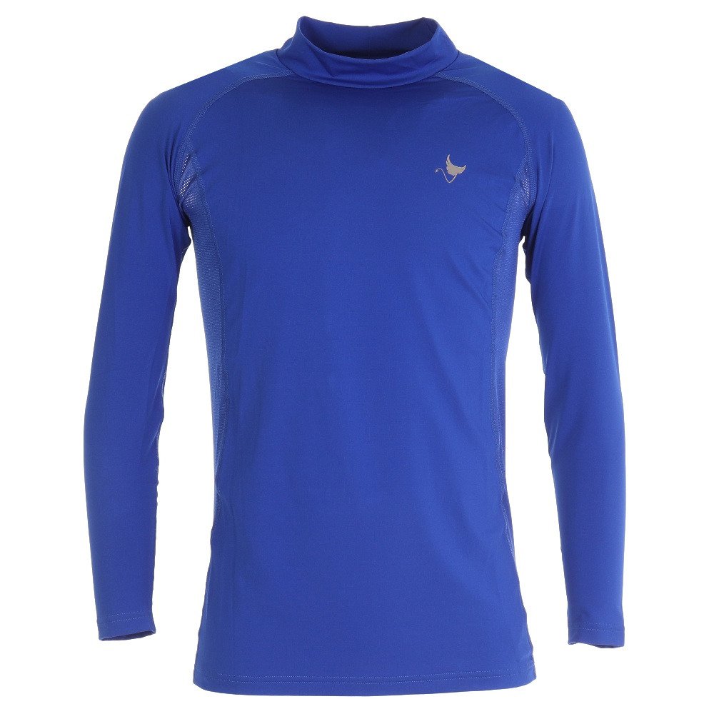 クランク クランク Clunk メンズ ゴルフウェア 夏 日焼け対策 抗菌防臭 ひんやり 接触冷感 ハイネック 長袖インナーシャツ Cl5htu60 Blu ゴルフ用品はヴィクトリアゴルフ