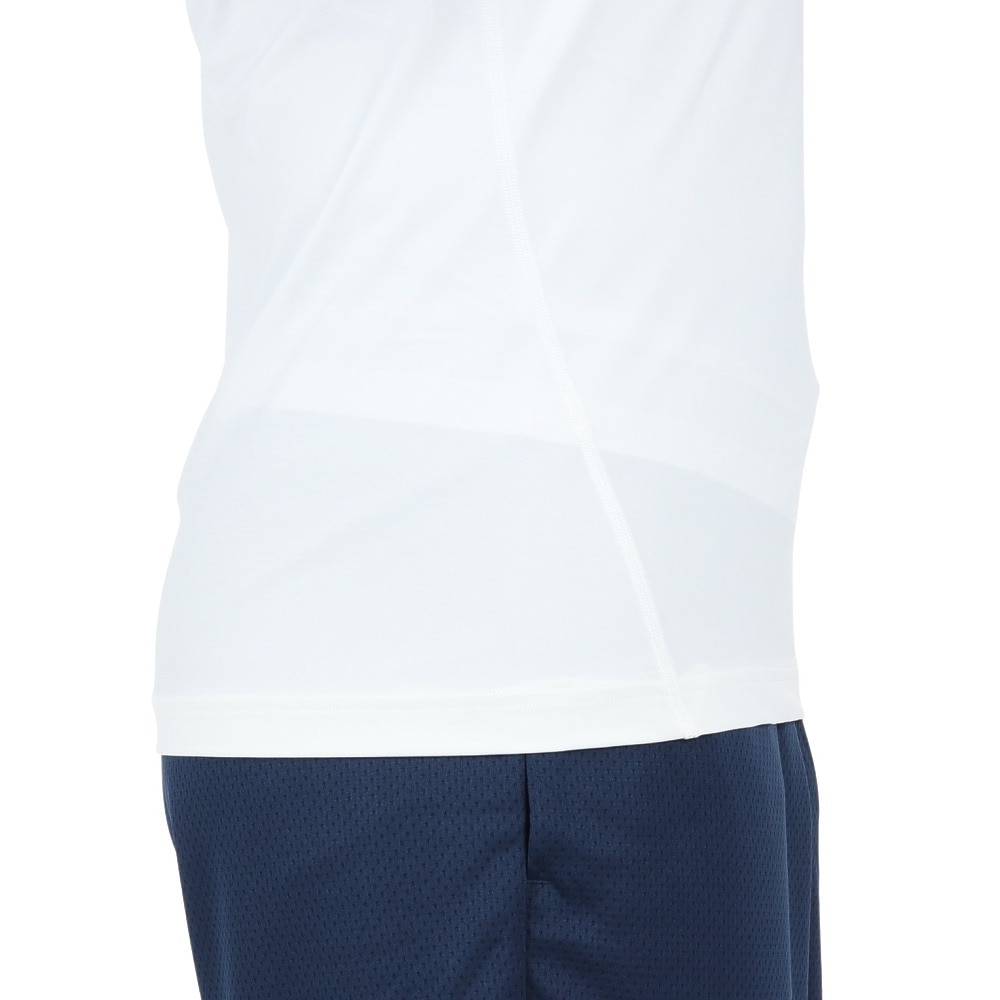 アンダーアーマー（UNDER ARMOUR）（メンズ）ゴルフウェア インナー アイソチル フィッティド Vネック 長袖アンダーシャツ 1364334 WHT/WHT/BLKgO