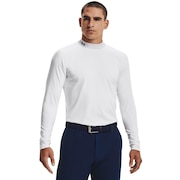 アンダーアーマー（UNDER ARMOUR）（メンズ）ゴルフウェア 防寒 長袖 インナー コールドギア インフラレッド フィッティド モックネック 1366269 100