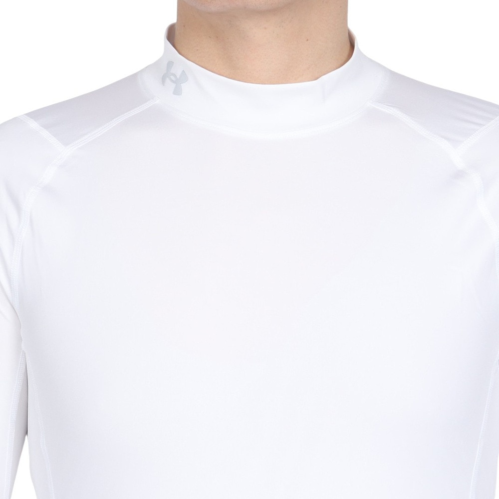 アンダーアーマー（UNDER ARMOUR）（メンズ）ゴルフウェア インナー 吸汗 速乾 ヒートギア フィッティド 長袖モックネックシャツ 1371672 100