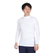 アンダーアーマー（UNDER ARMOUR）（メンズ）ゴルフウェア インナー 吸汗 速乾 ヒートギア フィッティド 長袖モックネックシャツ 1371672 100