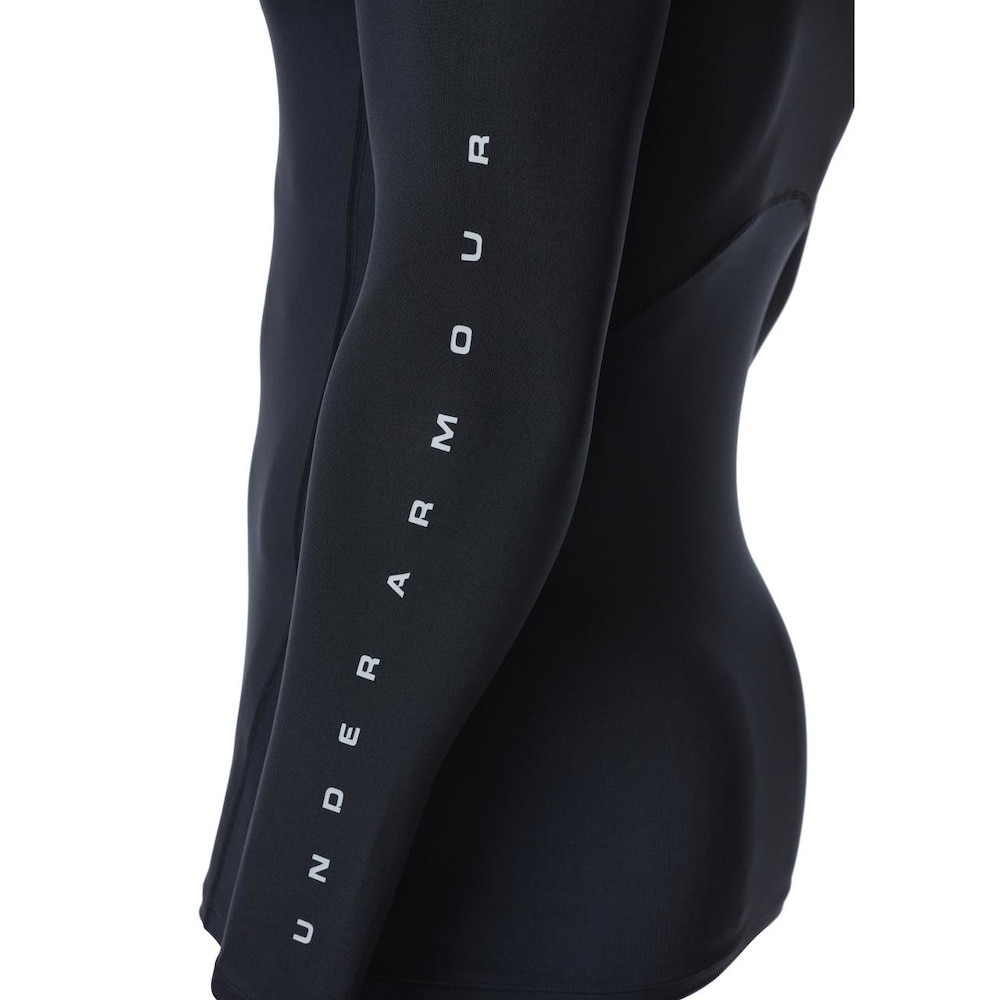 アンダーアーマー（UNDER ARMOUR）（メンズ）ゴルフウェア 吸汗速乾 ヒートギア フィッティド ロングスリーブ Vネック シャツ 1371673 001