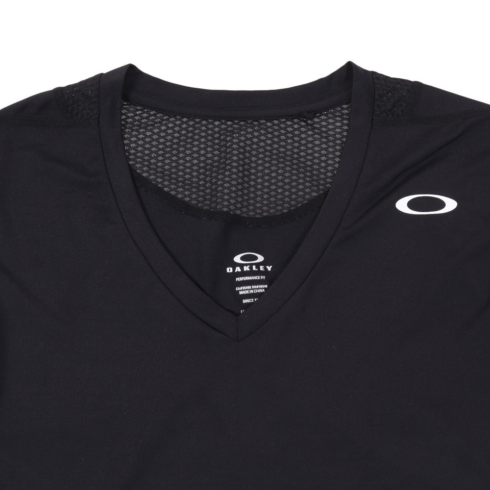 オークリー（OAKLEY）（メンズ）ゴルフウェア インナー 吸汗速乾 TECH BASEL ロングスリーブ Vネック FOA403534-02E★★★
