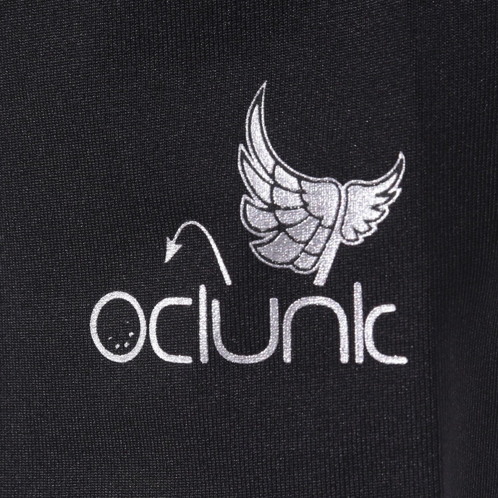 クランク（CLUNK）（メンズ）ゴルフウェア インナー 吸水 速乾 ストレッチ 接触冷感 抗菌防臭 ハイネック 長袖アンダーシャツ CL5MTU01 BLK