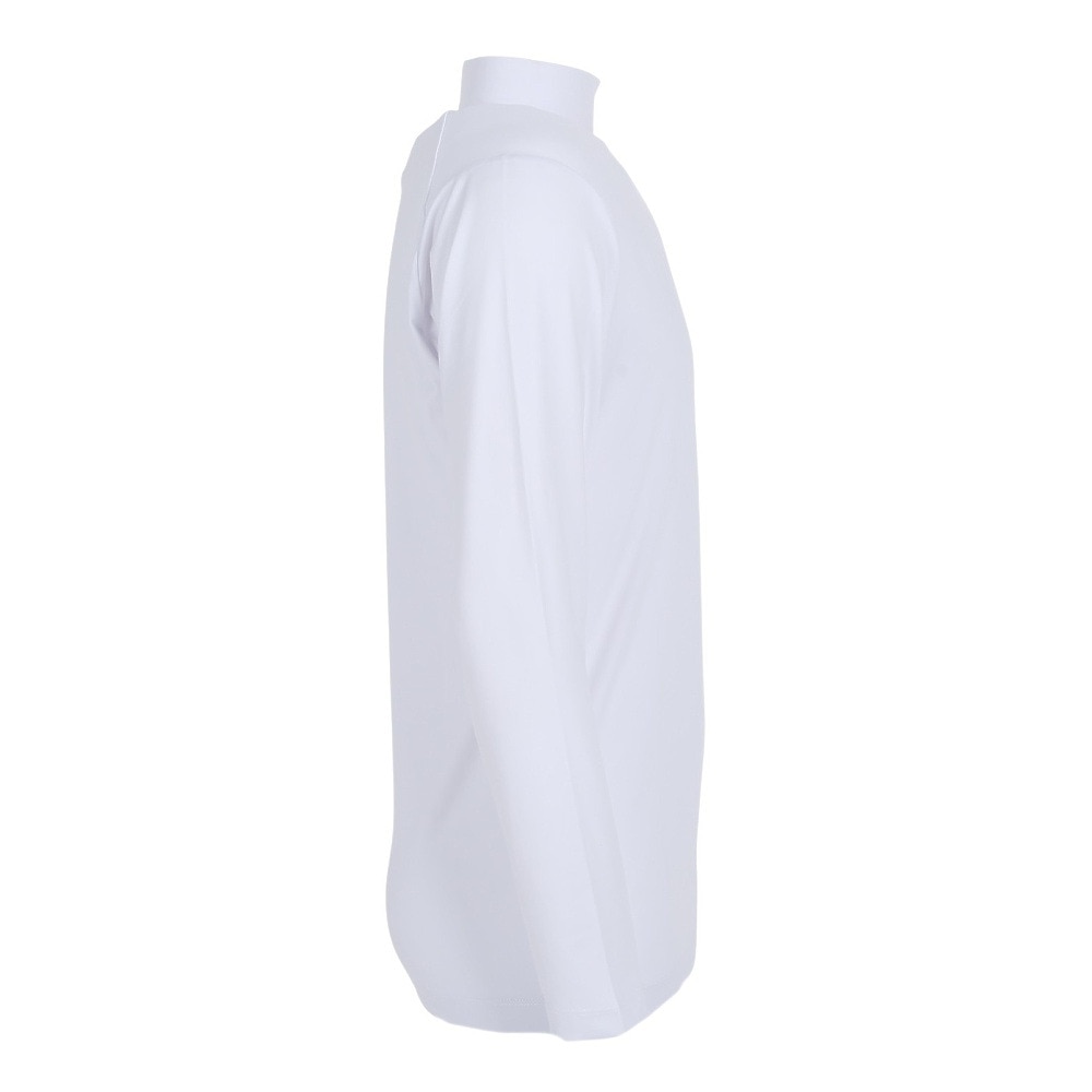 クランク（CLUNK）（メンズ）ゴルフウェア 接触冷感 抗菌防臭 ハイネック 長袖アンダーシャツ CL5MTU01 WHT