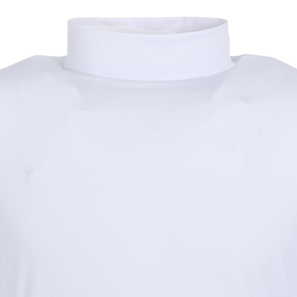 クランク（CLUNK）（メンズ）ゴルフウェア 接触冷感 抗菌防臭 ハイネック 長袖アンダーシャツ CL5MTU01 WHT
