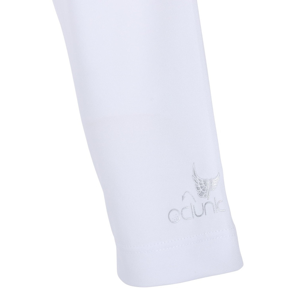 クランク（CLUNK）（メンズ）ゴルフウェア 接触冷感 抗菌防臭 ハイネック 長袖アンダーシャツ CL5MTU01 WHT