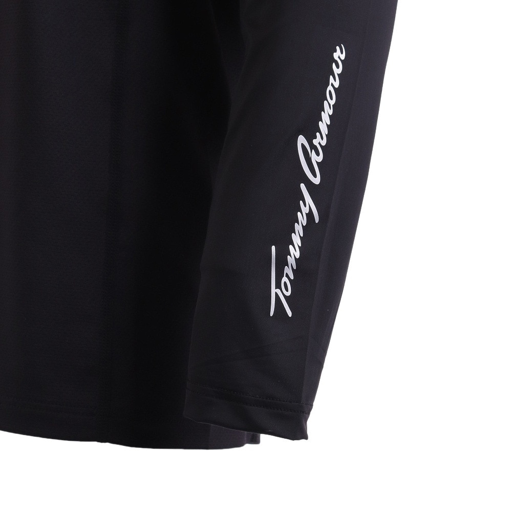 トミーアーマー（Tommy Armour）（メンズ）ゴルフウェア インナー 吸汗 速乾 接触冷感 インナー ハイネックシャツ TAGC22S042593 BLK