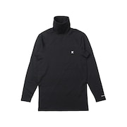 ハーレー（HURLEY）（メンズ）ゴルフウェア 防寒 保温 ワッフル インナー ハイネック 長袖 MIW2200002-BLK