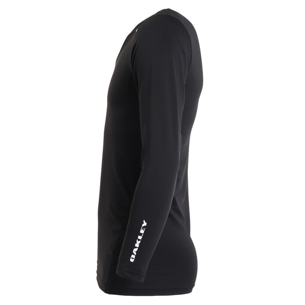 オークリー（OAKLEY）（メンズ）ゴルフウェア インナー 吸汗 速乾 ストレッチ BASE LAYER 長袖 Vネック インナーシャツ FOA405086-02E★★★