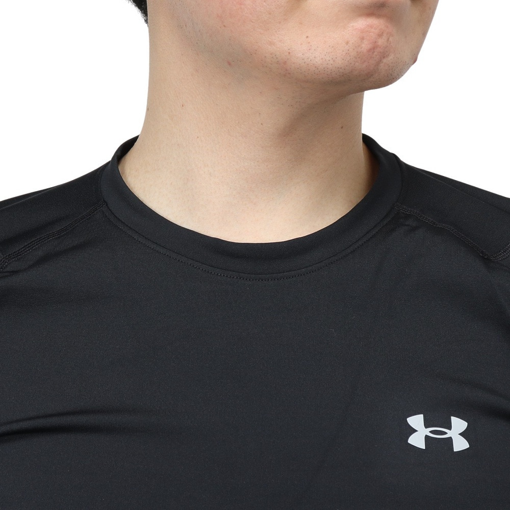 アンダーアーマー（UNDER ARMOUR）（メンズ）ゴルフウェア 防寒 インナーコールドギア フィッティド 長袖 クルーシャツ 1381819 001