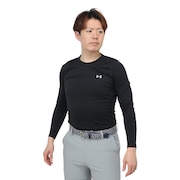 アンダーアーマー（UNDER ARMOUR）（メンズ）ゴルフウェア 防寒 インナーコールドギア フィッティド 長袖 クルーシャツ 1381819 001