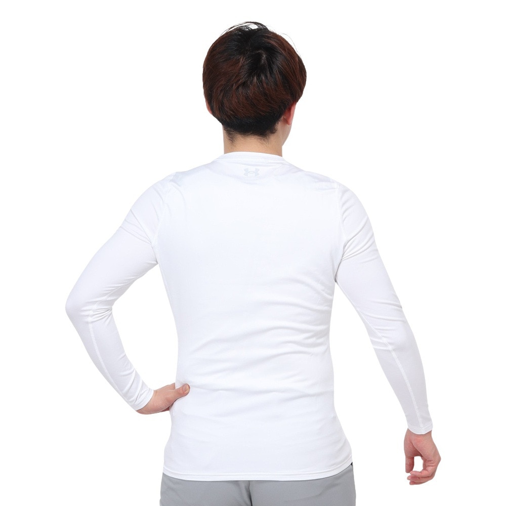 アンダーアーマー（UNDER ARMOUR）（メンズ）ゴルフ インナー ストレッチ 防寒 コールドギア フィッティド 長袖 クルーシャツ 1381819 100