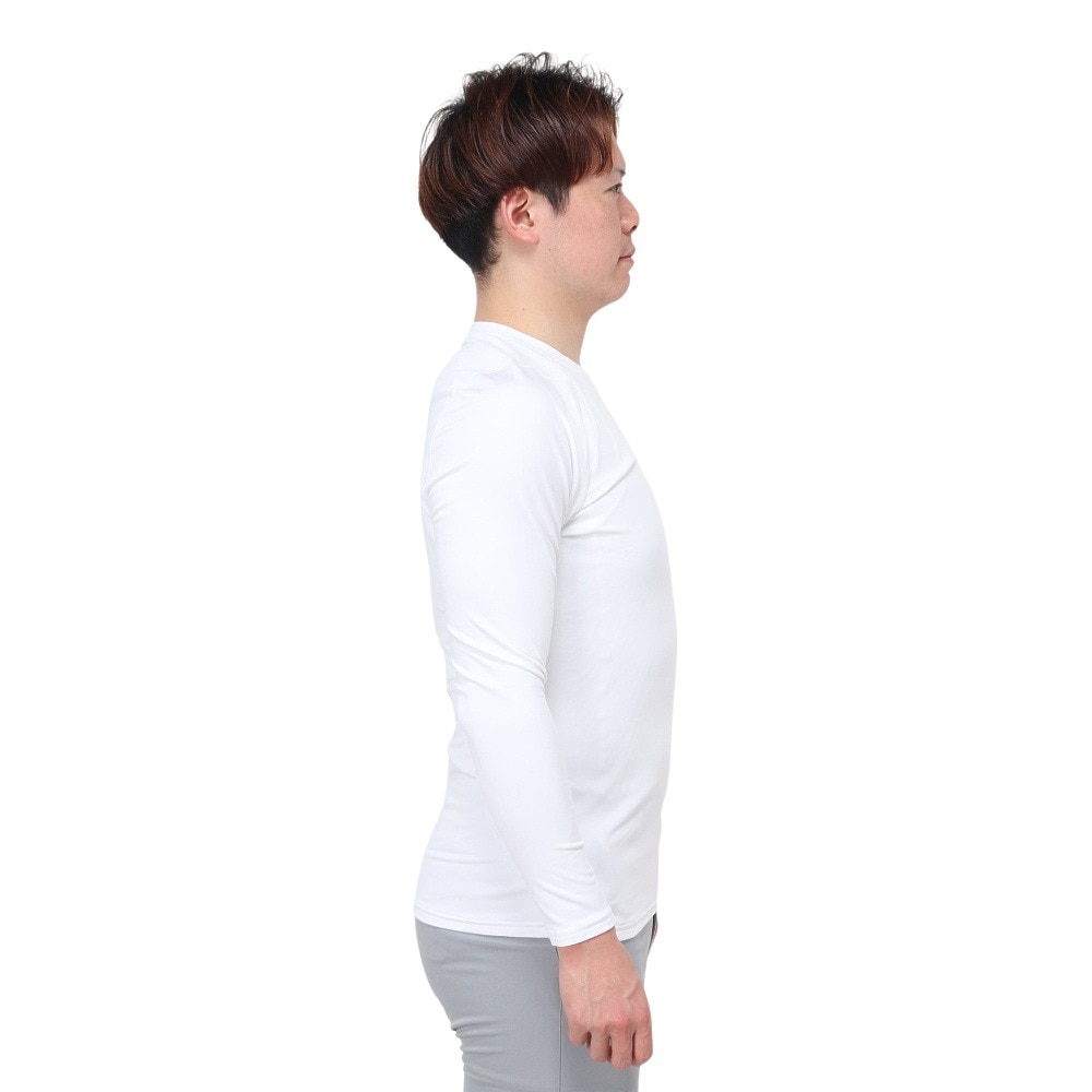 アンダーアーマー（UNDER ARMOUR）（メンズ）ゴルフ インナー ストレッチ 防寒 コールドギア フィッティド 長袖 クルーシャツ 1381819 100