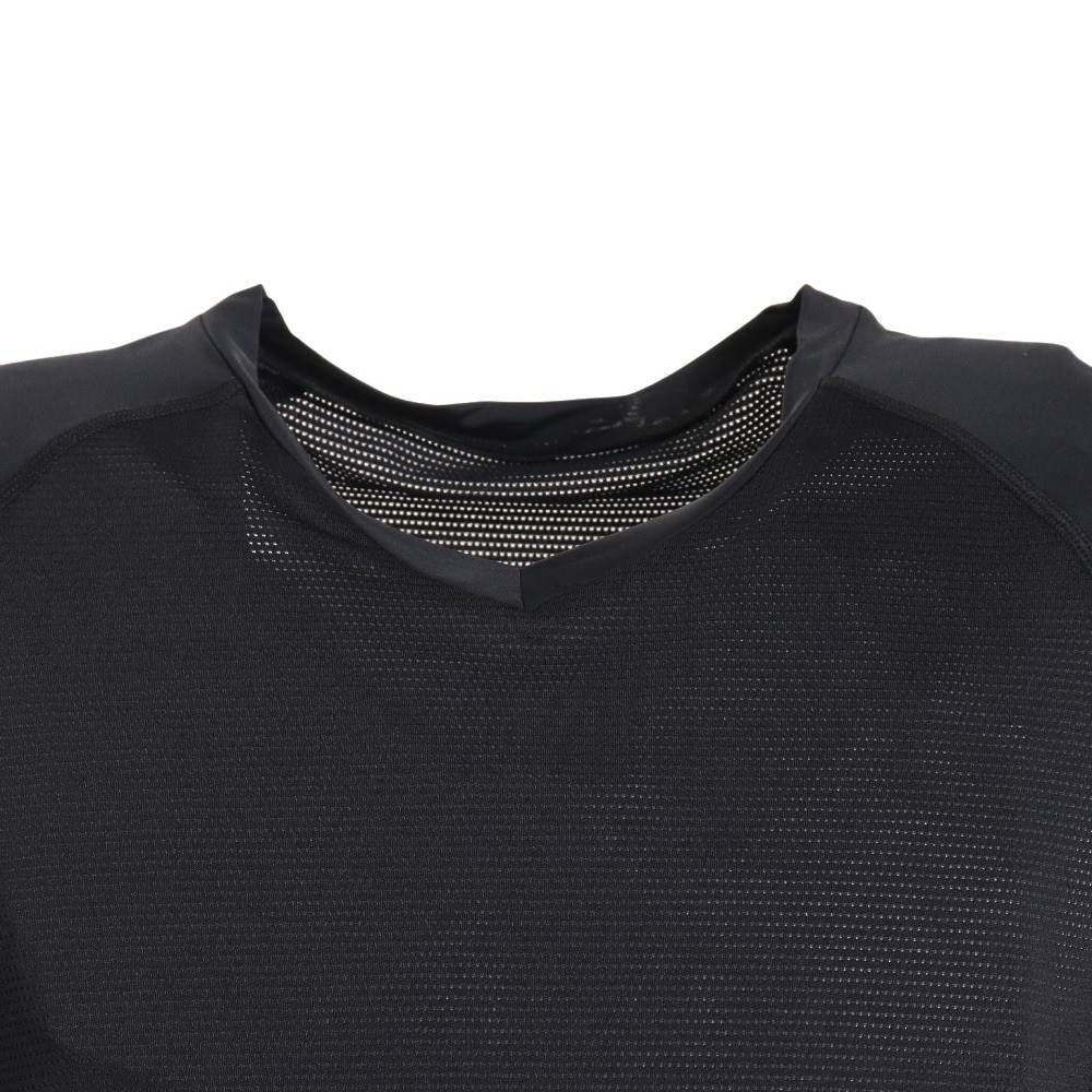 トミーアーマー（Tommy Armour）（メンズ）ゴルフウェア 吸汗速乾 接触冷感 長袖VネックTシャツ TAGC23S040010 BLK