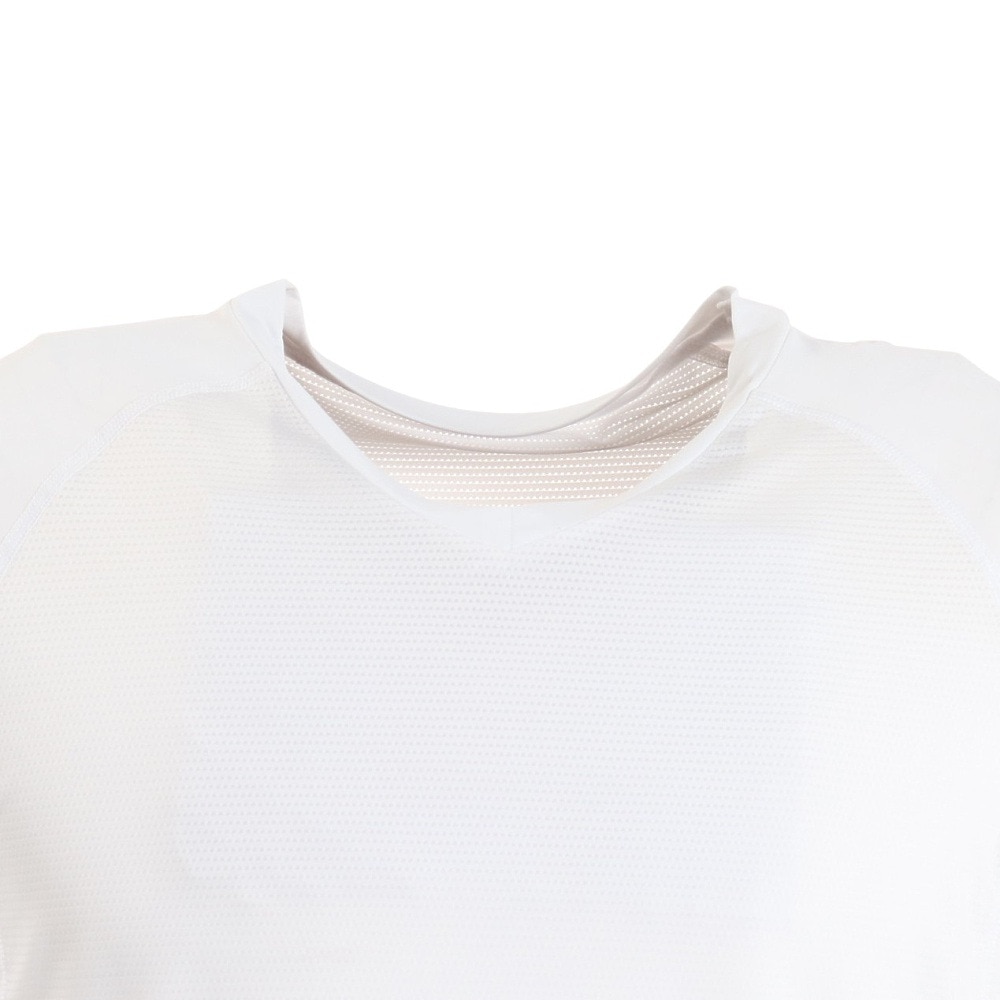 トミーアーマー（Tommy Armour）（メンズ）ゴルフウェア 吸汗 速乾 接触冷感 長袖VネックTシャツ TAGC23S040010 WHT 冷感