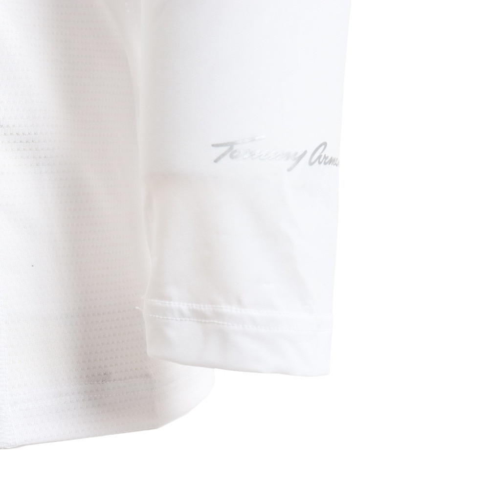 トミーアーマー（Tommy Armour）（メンズ）ゴルフウェア 吸汗 速乾 接触冷感 長袖VネックTシャツ TAGC23S040010 WHT 冷感