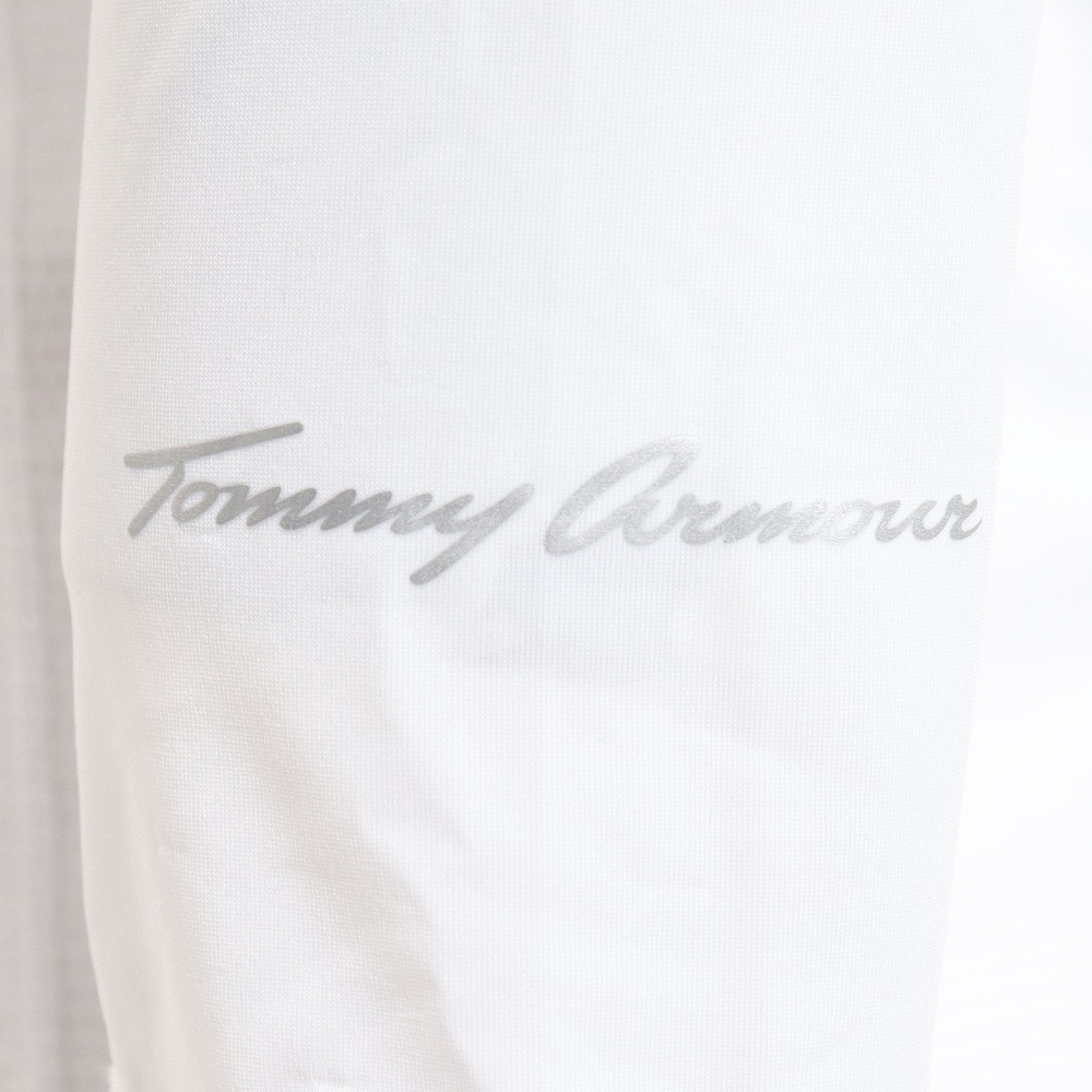 トミーアーマー（Tommy Armour）（メンズ）ゴルフウェア 吸汗 速乾 接触冷感 長袖VネックTシャツ TAGC23S040010 WHT 冷感