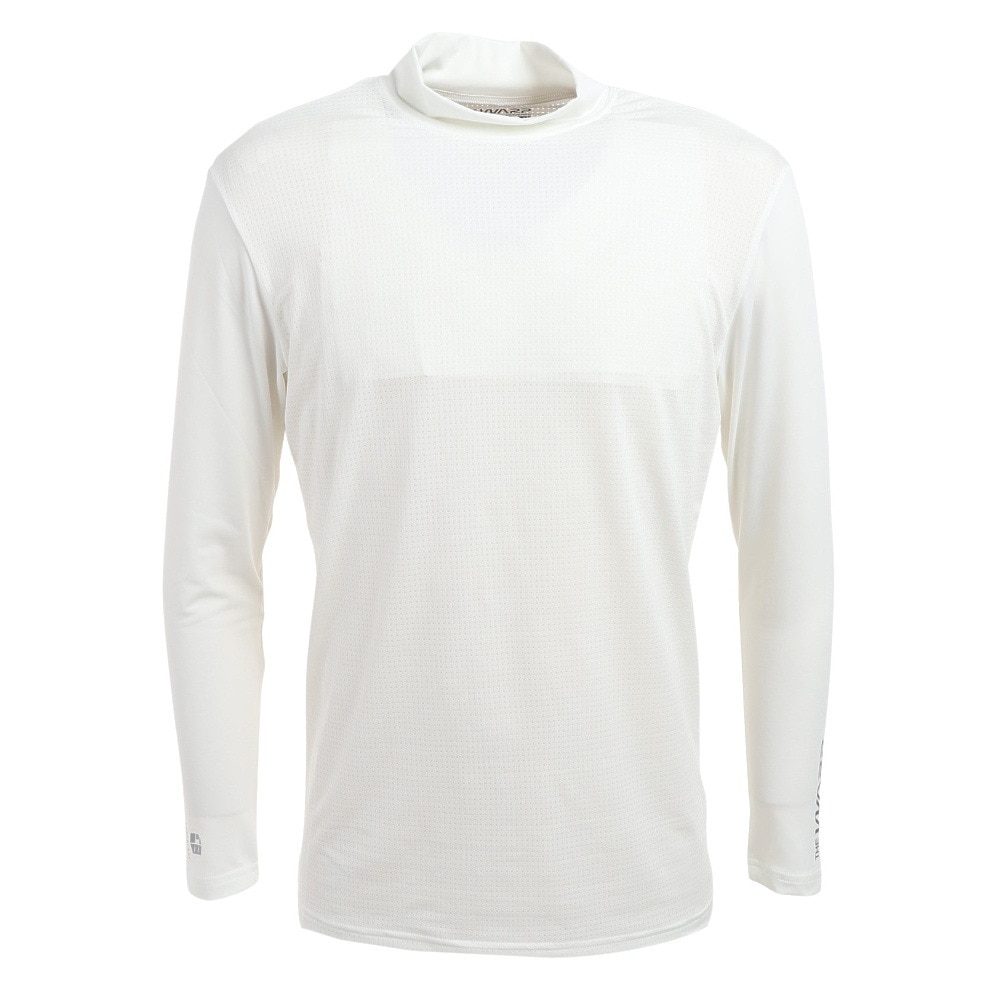 ザ・ワープ・バイ・エネーレ（The Warp By Ennerre）（メンズ）ゴルフウェア 吸汗 速乾 冷感ハイネック ロングTシャツ WG5PTU05 WHT
