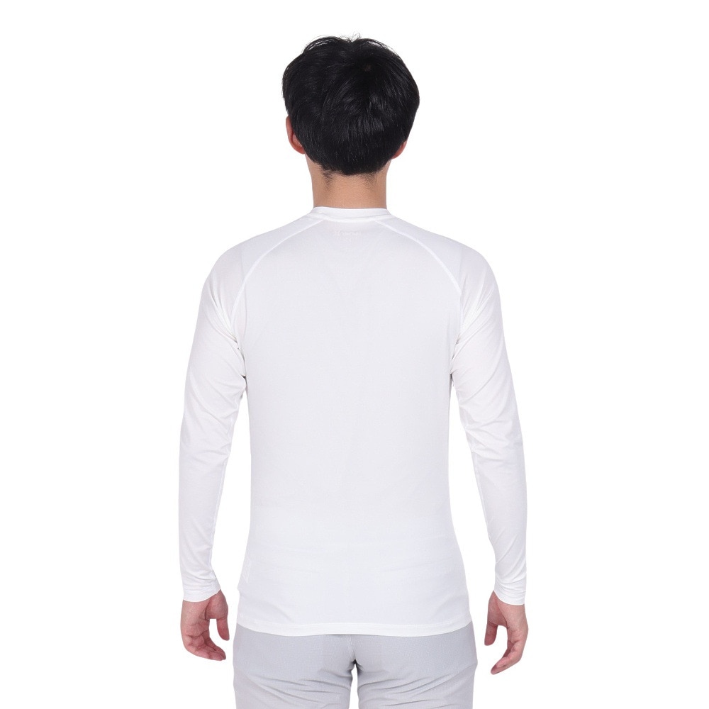 ハーレー（HURLEY）（メンズ）ゴルフウェア 吸汗速乾 ファントム インナーウェア コンプレッション 長袖シャツ MIW2310089-WHT