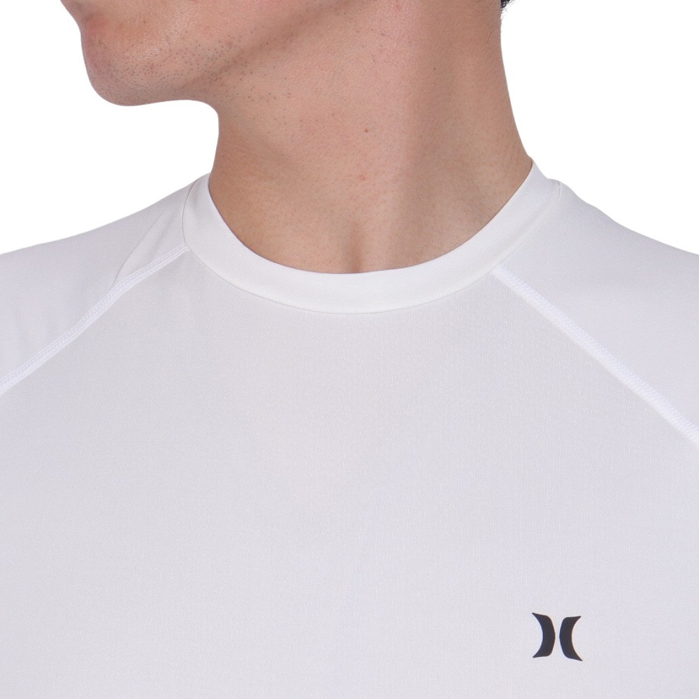 ハーレー（HURLEY）（メンズ）ゴルフウェア 吸汗速乾 ファントム インナーウェア コンプレッション 長袖シャツ MIW2310089-WHT