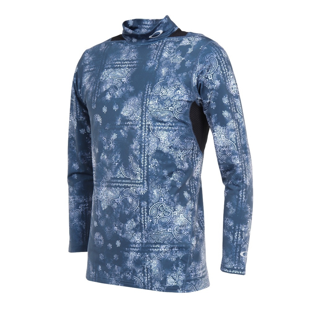 オークリー（OAKLEY）（メンズ）ゴルフ インナー ストレッチ 裏起毛 テクニカルベースレイヤー長袖モックシャツ 3.0 FOA405784-66V