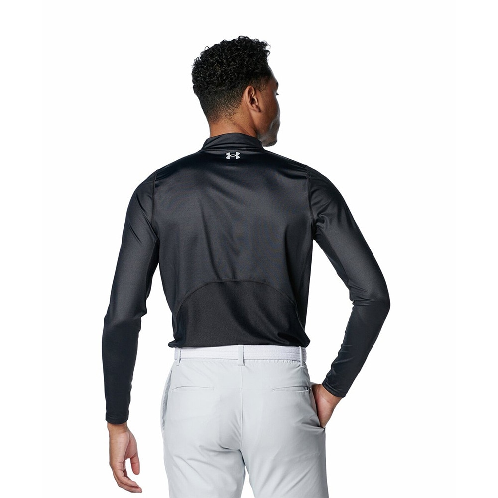 アンダーアーマー（UNDER ARMOUR）（メンズ）ゴルフウェア アンダーウェア 冷感 アイソチル フィッティドロングスリーブシャツ 1384823 001