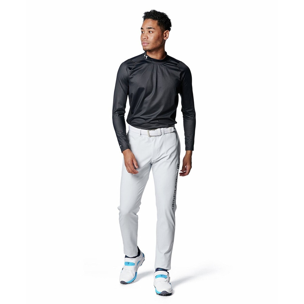 アンダーアーマー（UNDER ARMOUR）（メンズ）ゴルフウェア アンダーウェア 冷感 アイソチル フィッティドロングスリーブシャツ 1384823 001