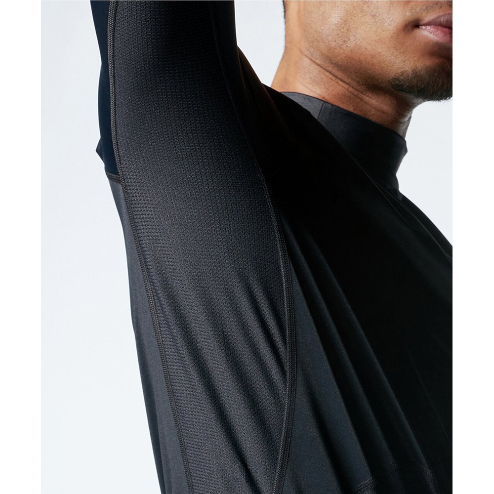 アンダーアーマー（UNDER ARMOUR）（メンズ）ゴルフウェア アンダーウェア 冷感 アイソチル フィッティドロングスリーブシャツ 1384823 001