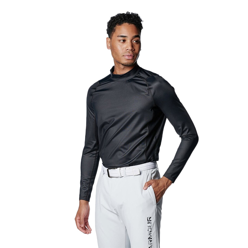 アンダーアーマー（UNDER ARMOUR）（メンズ）ゴルフウェア アンダーウェア 冷感 アイソチル フィッティドロングスリーブシャツ 1384823 001